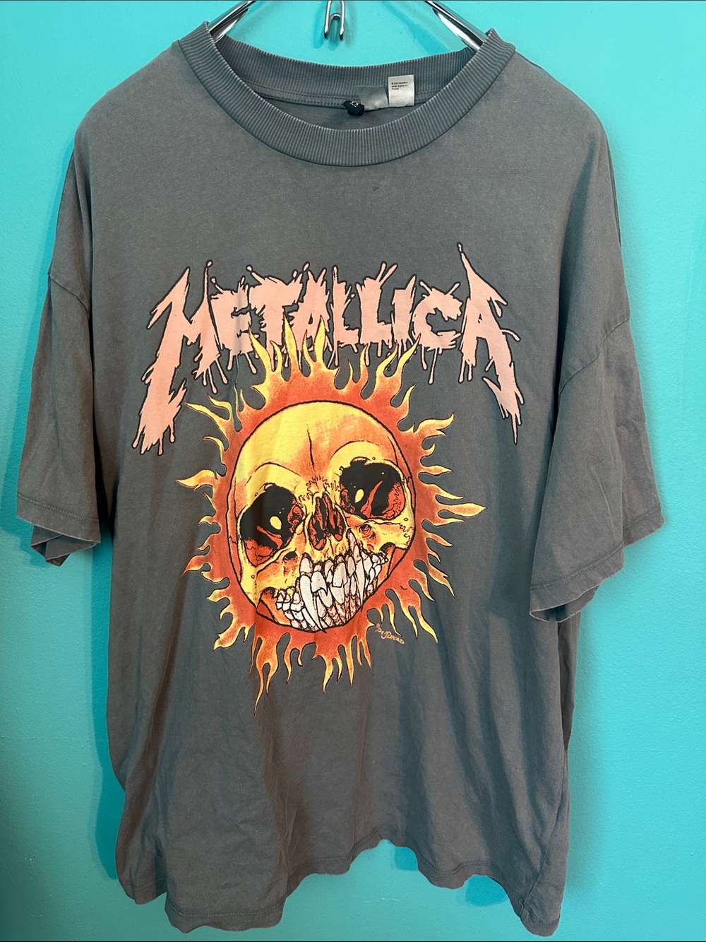 METALLICA Divided Graphic Band Tshirt S
